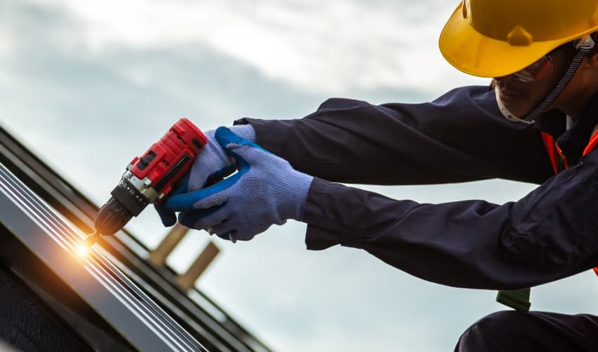 Roofing materials and construction detail